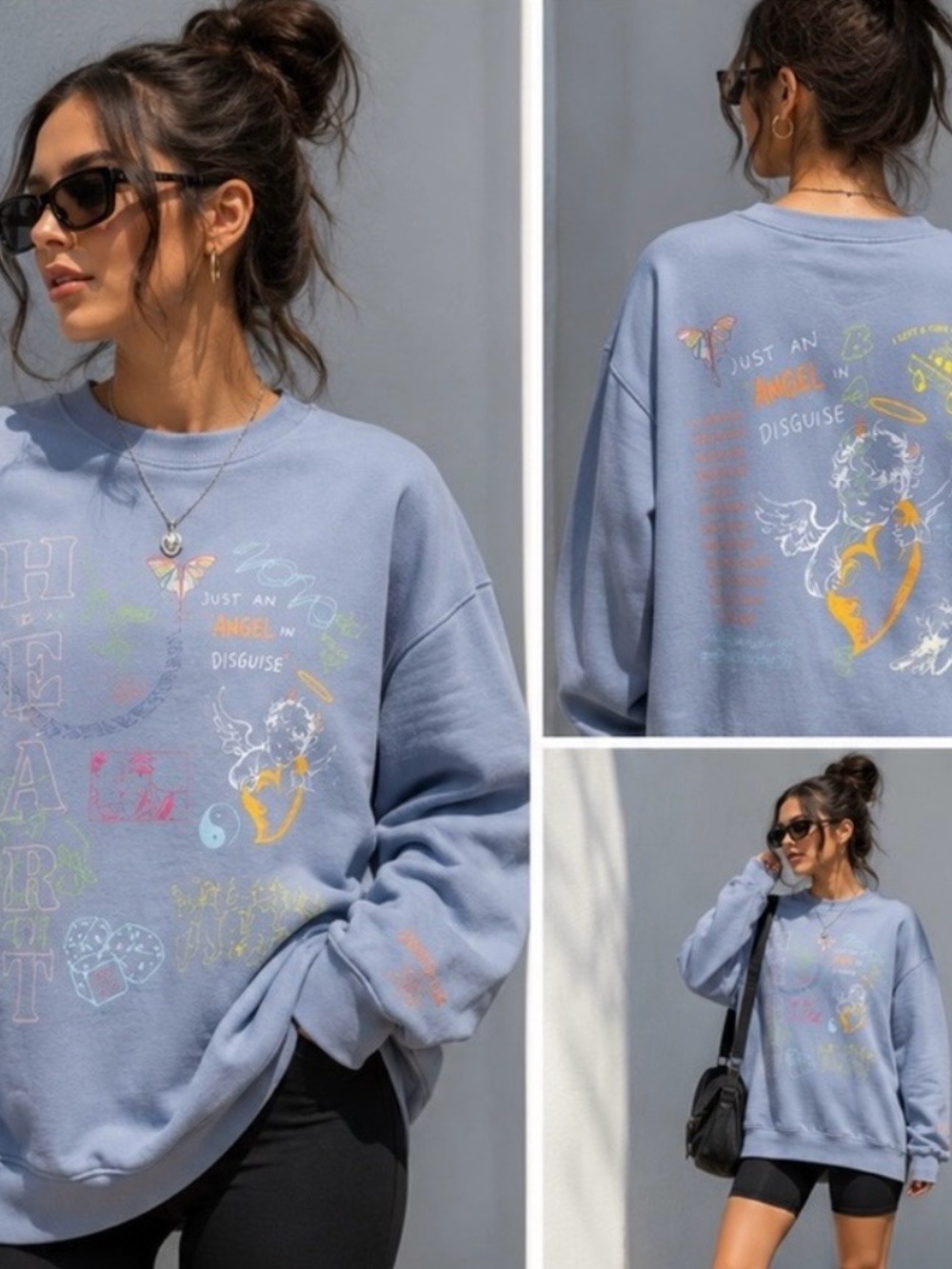 BOYS LIE: “Word Vomit” Crewneck Sweatshirt(O/S)..NWOT